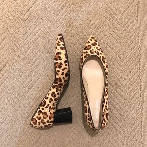 Cheetah Patterned Kitty Heels